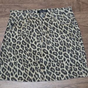 Judy Blue Leopard Print Skirt